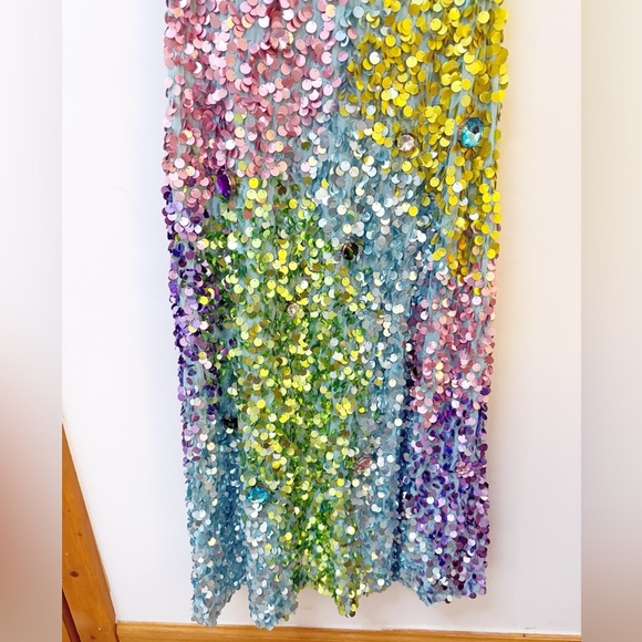 New Cynthia Rowley Prism Sequin Dress - Picture 10 of 11